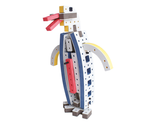 skumlegetøj byggesæt pingo pingvinen